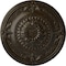Ekena Millwork Athens Ceiling Medallion (Fits Canopies up to 3 5/8"), 26 1/4"OD x 3 1/4"P, Stone Hearth Crackle CM27ATSHC - alternate 1